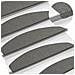 Tappetini per scale autoadesivi 15 pcs Grigio 80 x 28 x 3,5 cm - Foto miniatura 2