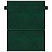 Divano Letto Pieghevole Verde Scuro 152 x 86,5 x 60 cm Tessuto - Foto miniatura 3