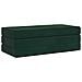 Divano Letto Pieghevole 160 x 67 x 45 cm Verde Scuro - Foto miniatura 3