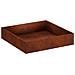 Vaso da giardino 2 pz Ruggine 100 x 100 x 20 cm Acciaio Corten - Foto miniatura 3