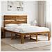 Letto matrimoniale con testiera ROSTOCK Naturale 152 x 203 cm - Foto miniatura 9
