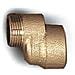 Raccordo Eccentrico Retrogruppo Nickel, Raccordo Eccentrico Attacchi Mf 3/8'' X 3/8'' Spostamento Mm 10 In Ottone Nichelato - Foto miniatura 1