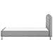 Letto Singolo Moderno In Tessuto Grigio 90x200cm Metz - Foto miniatura 27