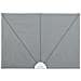 Tenda Laterale per Terrazza Pieghevole Grigio 240x160 cm - Foto miniatura 1