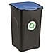Pattumiera Ecogreen 50 lt Nero / Blu - Foto miniatura 1