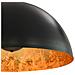 Lampadari 2 pz Nero e Oro Semi-Sferici 50 cm E27 - Foto miniatura 3