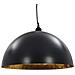 Lampadari 2 pz Nero e Oro Semi-Sferici 50 cm E27 - Foto miniatura 5