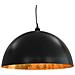 Lampadari 2 pz Nero e Oro Semi-Sferici 50 cm E27 - Foto miniatura 6