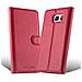 Custodia Compatibile Con Samsung Galaxy Note 5 In Rosso Carminio - Coperchio Protettiva Con Chiusura Magnetica, Funzione Stand E Tasca Per Le Carte - Foto miniatura 5
