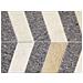 Tappeto In Pelle Di Mucca Grigio E Beige 140 X 200 Cm Baggoze - Foto miniatura 8