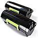 Toner Set, 2 Cartucce 2x 10000 Pagine Sostituisce Lexmark 50f0xa0, 502xa, 50f2x00, 502x, 50f2x0e, 502xe Toner Per Lexmark Ms410d, Ms410dn, Ms415dn, Ms510dn, Ms610dn, Ms610de, Ms610dte - Foto miniatura 5
