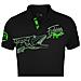 Pesca Mania Pike, Xxl Nero-verde, Il Luccio Pescatori Polo Shirt 010.200.605 - Foto miniatura 5