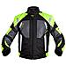Giacca Tessuto Moto Cordura Traforata Mesh Rete Protezioni Ce Estiva Fluo Xs - Foto miniatura 2