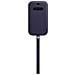 with MagSafe - Copertura protettiva - pelle - viola per iPhone 12, 12 Pro - Foto miniatura 1