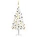 Set Albero Natale Artificiale con LED e Palline Bianco 210 cm - Foto miniatura 1
