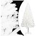 Set Albero Natale Artificiale con LED e Palline Bianco 210 cm - Foto miniatura 2