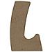 Lettera Maiuscola L In Legno Mdf Da Decorare - 8 Cm - Foto miniatura 1