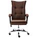 Sedia Massaggiante Da Ufficio Marrone In Tessuto - Foto miniatura 2