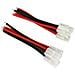 3 Paia Tamiya Plug Maschio Femmina Cavo Adattatore Connettore 14awg 10cm Per Rc Car Lipo Battery Charge - Foto miniatura 1