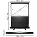 Fps60 / 43 Schermo Di Proiezione 80” Formato 4:3 / 122 X 91 Cm - Telo Proiettore Retrattile Auto-portante Per Videoproiettore Full Hd 3d 4k - Home Cinema Home Theater Ufficio - Foto miniatura 3