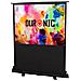 Fps60 / 43 Schermo Di Proiezione 80” Formato 4:3 / 122 X 91 Cm - Telo Proiettore Retrattile Auto-portante Per Videoproiettore Full Hd 3d 4k - Home Cinema Home Theater Ufficio - Foto miniatura 1