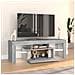 Mobile Porta TV con Luci LED Grigio Sonoma 120x35x40 cmcm - Foto miniatura 3
