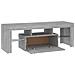 Mobile Porta TV con Luci LED Grigio Sonoma 120x35x40 cmcm - Foto miniatura 4