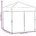 Tenda Per Feste Pieghevole Con Pareti Laterali Rosso 2x2 M - Foto miniatura 2