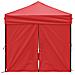 Tenda Per Feste Pieghevole Con Pareti Laterali Rosso 2x2 M - Foto miniatura 5