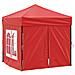 Tenda Per Feste Pieghevole Con Pareti Laterali Rosso 2x2 M - Foto miniatura 6