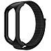 Cinturino Nylon Con Cassa Silicone Watch Band Per Xiaomi Mi Band 5 - 6 - 7 Black - Foto miniatura 1