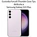 Thunder Custodia Tpu Silicone Cover Case Per Samsung Galaxy S23+ Plus S916 Black - Foto miniatura 2