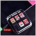 Porta Carte Per Giochi Per Nintendo Switch / Switch Lite 12 Slot Trasparente - Foto miniatura 8