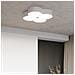 Lampada Da Soffitto Circle 1 Bianco Sl. 1050 - Moderno Lampade Da Soffitto Bianco 11.5x32x35 Cm - Foto miniatura 1