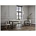 Tavolo Allungabile 90x180/284 Cm Tecno Evolution Telaio Antracite - Bianco Frassino - Foto miniatura 5