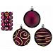 Set Di Palline Di Natale Viola Pvc Ø 6 Cm (4 Unità) - Foto miniatura 2
