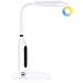Lampada Da Scrivania A Led Cygnus Con Dimmer Metallo Bianco - Foto miniatura 7