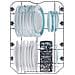 Lavastoviglie CF0C7SB0FX Capacità 10 Coperti Classe C Colore Acciaio Inox - Foto miniatura 6