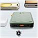 Powerbank 10 000mah Usb-a/2 Usb-c Fuel Serie 5 Pd 20w Con Display Digitale, Verde - Foto miniatura 3