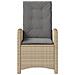 Set Da Bistrò 3 Pz Con Cuscini Beige Misto In Polyrattan - Foto miniatura 4