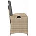 Set Da Bistrò 3 Pz Con Cuscini Beige Misto In Polyrattan - Foto miniatura 5