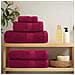 Asciugamani Premium SOLUND 4 pz Bordeaux 100x200 cm 600gsm - Foto miniatura 3