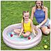 Piscina Gonfiabile Gioco Bambini con 50 Palline 2 Anelli PVC 91x20cm 2 Colori - Foto miniatura 4