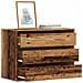 Cassettiera Angolare Legno Antico 80x41x58 cm Legno Multistrato - Foto miniatura 4
