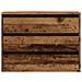 Cassettiera Angolare Legno Antico 80x41x58 cm Legno Multistrato - Foto miniatura 7