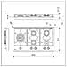 Piano Cottura7044632 a Gas 5 Fuochi Gas Colore Nero - Foto miniatura 4