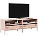 Mobile Tv Rosa 135x39x43,5 Cm In Acciaio Laminato A Freddo - Foto miniatura 1