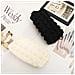 Astuccio Portapenne In Poliestere Ampio - Organizer E Borsa Trucco Morbidi Beige - Foto miniatura 3