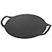 Victoria 34474 Piastra Per Grigliare Ghisa A Induzione Per Pizza, Padella 38cm Per Fuoco, Forno  Nero - Foto miniatura 1