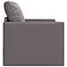 Divano Letto da Pavimento 2-in-1 Grigio 74x77x81 cm Pelle Sintetica - Foto miniatura 6